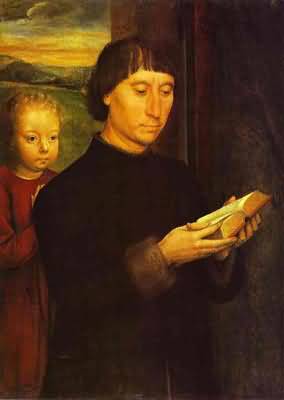 Hans Memling Portrait of a Reading Man