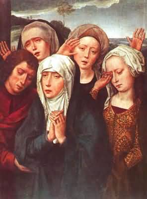 Hans Memling The Virgin St John & the Holy Women