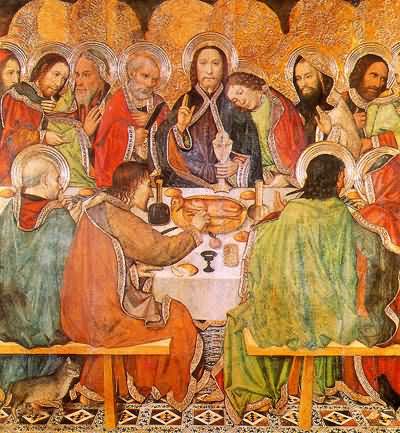 Jaime Huguet The Last Supper