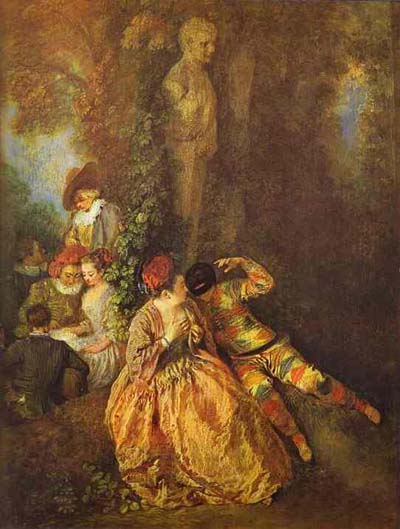 Jean Antoine Watteau Voulez vous triompher des belles