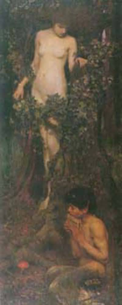 John William Waterhouse A Hamadryad