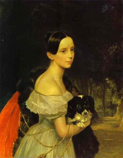 Karl Brulloff Portrait of U. M. Smirnova.