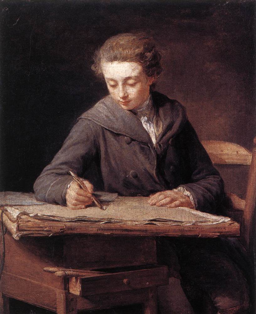 LEPICIER Nicolas Bernard The Young Draughtsman