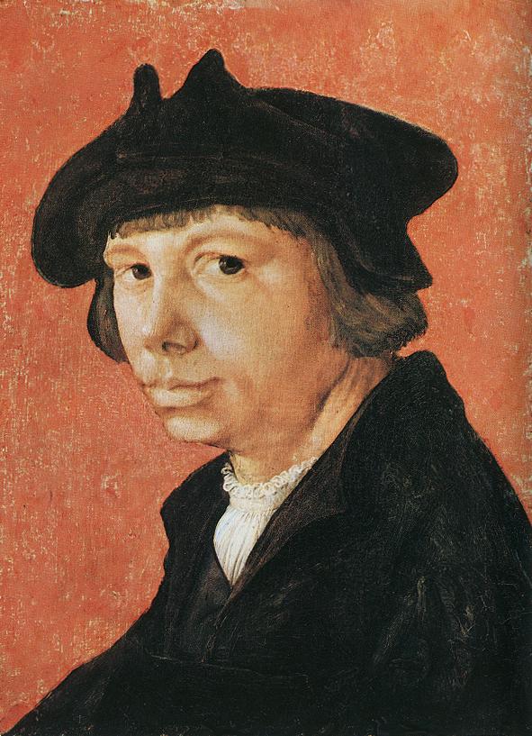 LUCAS van Leyden Self portrait