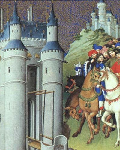 Limbourg Brothers The Duke on a Journey