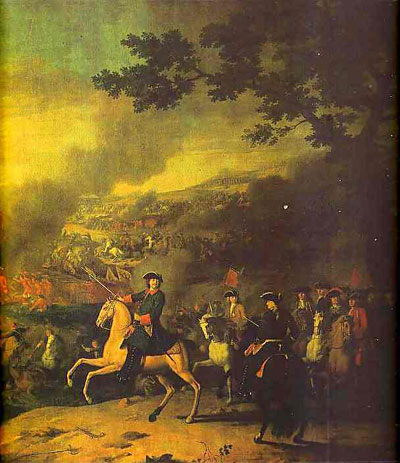 Louis Caravaque Peter the Great at the Battle of Poltava