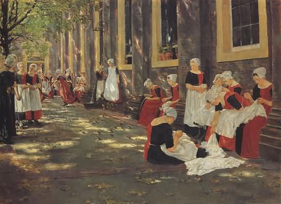 Max Liebermann The Orphanage at Amsterdam