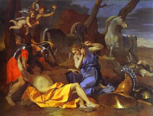 Nicolas Poussin Tancrede and Erminia