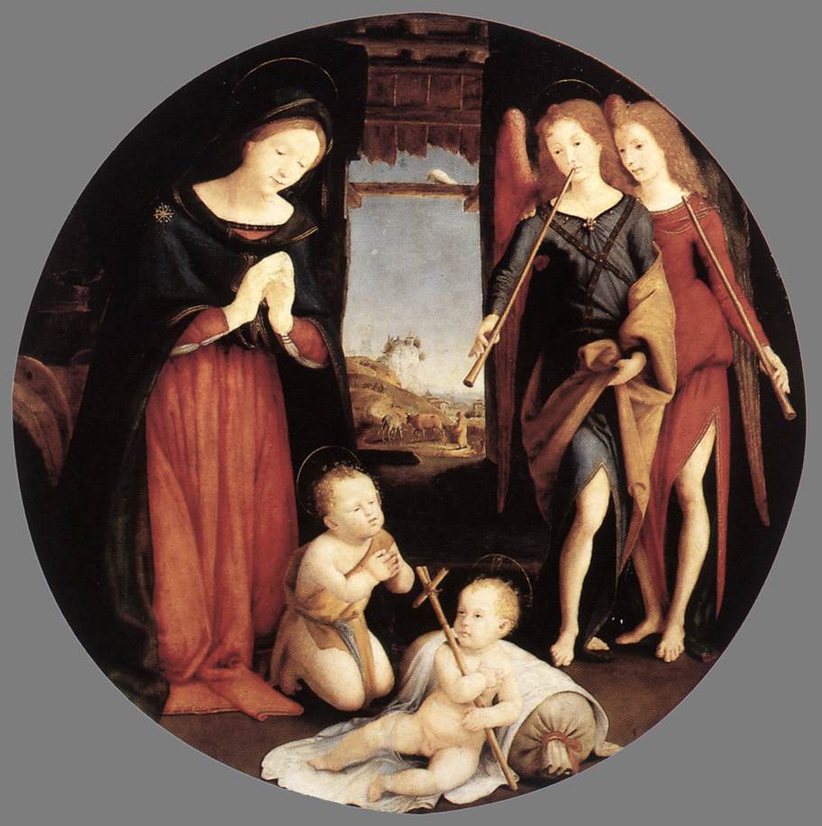 PIERO DI COSIMO The Adoration of the Christ Child