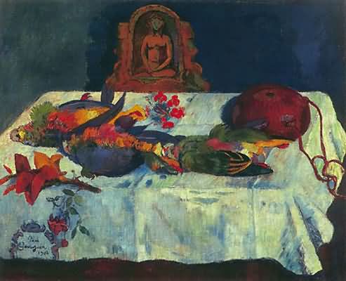 Paul Gauguin Still Life with Parrots