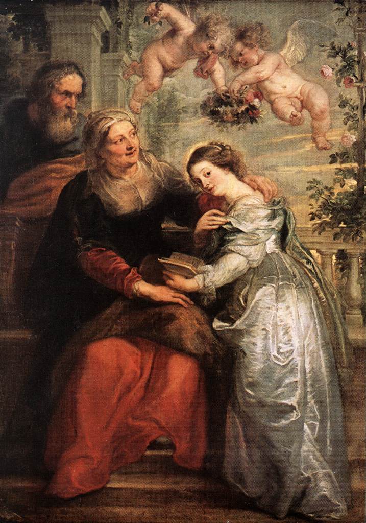 RUBENS Pieter Pauwel The Education of the Virgin