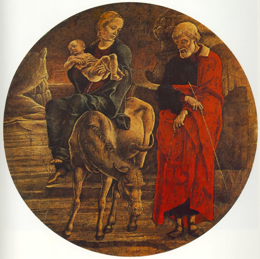 TURA Cosme Flight to Egypt from the predella of the Roverella Polyptych