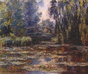 The water lily pond with bridge 1905 - Claude Monet