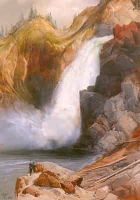 Thomas Moran Upper Falls Yellowstone