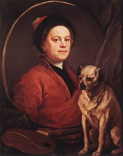 William Hogarth The Painter and his Pug