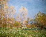 Spring In Giverny - Claude Monet