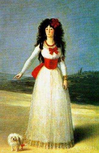 Francisco de Goya y Lucientes Portrait of the Dutchess of Alba