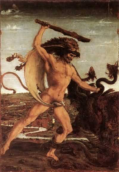 Antonio Pollaiolo Hercules & the Hydra