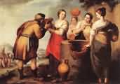 Bartolome Esteban Murillo Rebecca and Eliezer