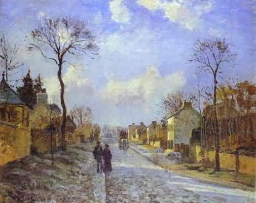 Camille Pissarro The Road to Louveciennes