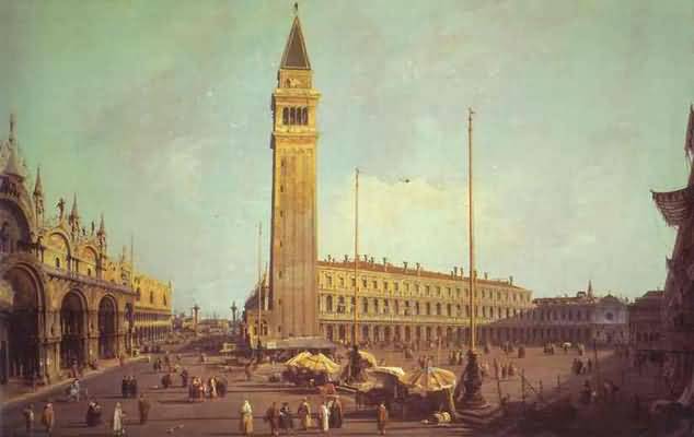 Canaletto Piazza San Marco Looking South-West