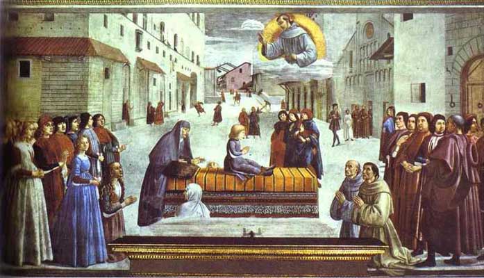 Domenico Ghirlandaio The Miracle of a Child