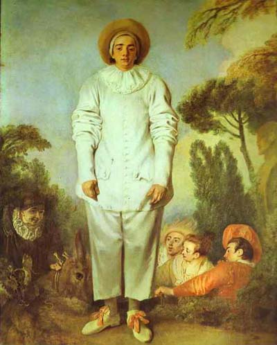 Jean Antoine Watteau Pierrot also known as Gilles