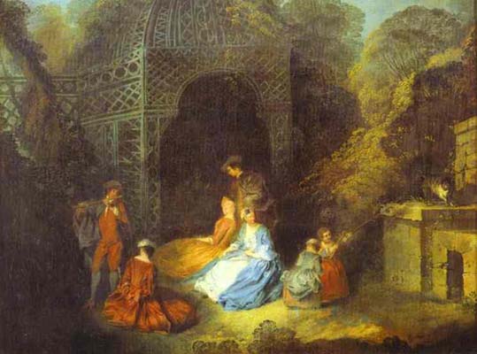 Jean Antoine Watteau Watteau or his circle The Flautist