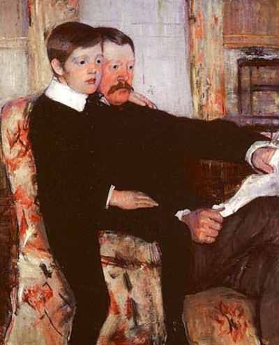 Mary Cassatt Alexander J. Cassatt & his Son Robert Kelso