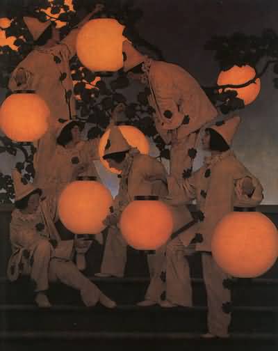 Maxfield Parrish The Lantern Bearers