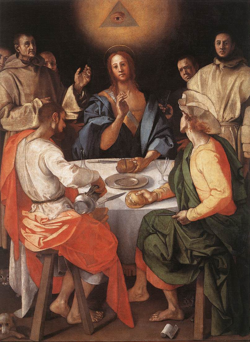 PONTORMO Jacopo Supper at Emmaus