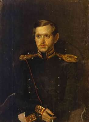 Pavel Fedotov Portrait of S S Krylov