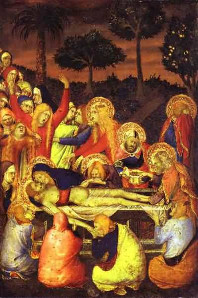 Simone Martini The Entombment