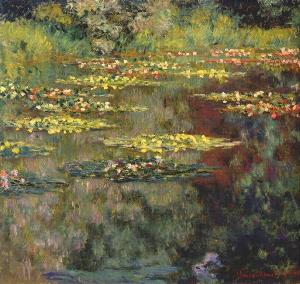 The Water Lily Pond - Claude Monet