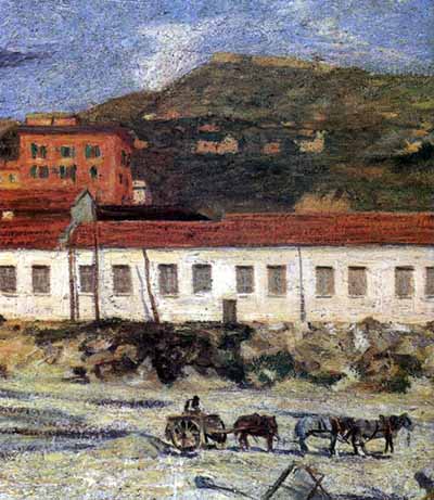 Umberto Boccioni La fabbrica Foltzer