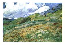Wheat Field Behind Saint-Paul Hospital - Vincent Van Gogh