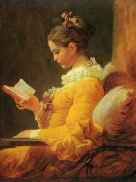 A Young Girl Reading