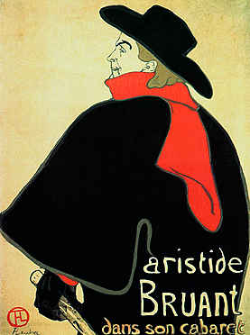 Aristide Bruant in his Cabaret