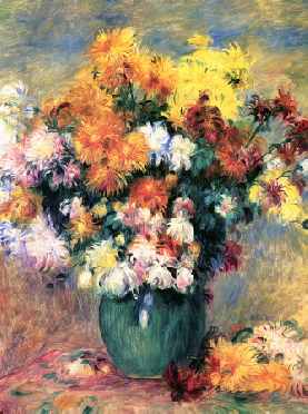 Chrysanthemums in a Vase