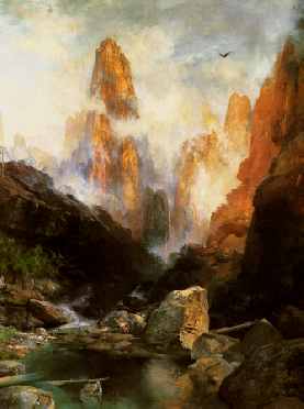 Mist in Kanab Canyon, Utah 1892