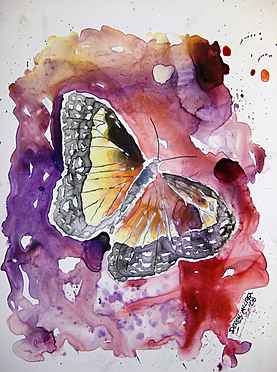 Monarch Butterfly Painting