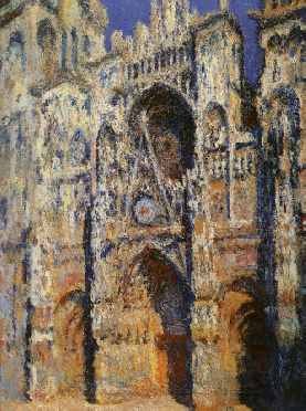 Rouen Cathedral, The Portal and the Tour Sainte-Romain, Full Sunlight: Harmony in Blue and Gold