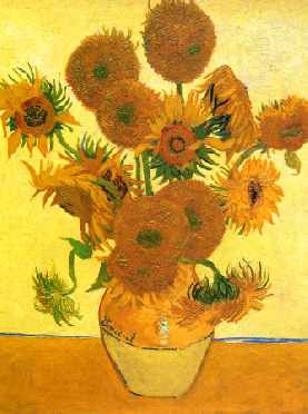 Still Life: Vase with Fourteen Sunflowers
