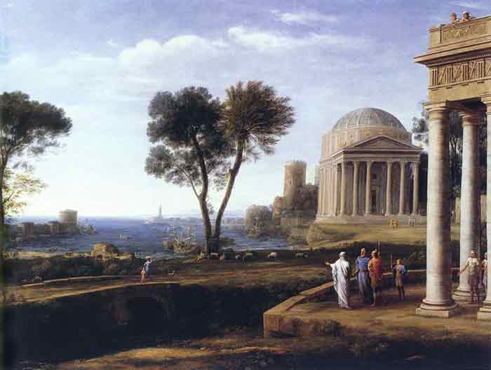 Landscape with Aeneas at Delos, 1672