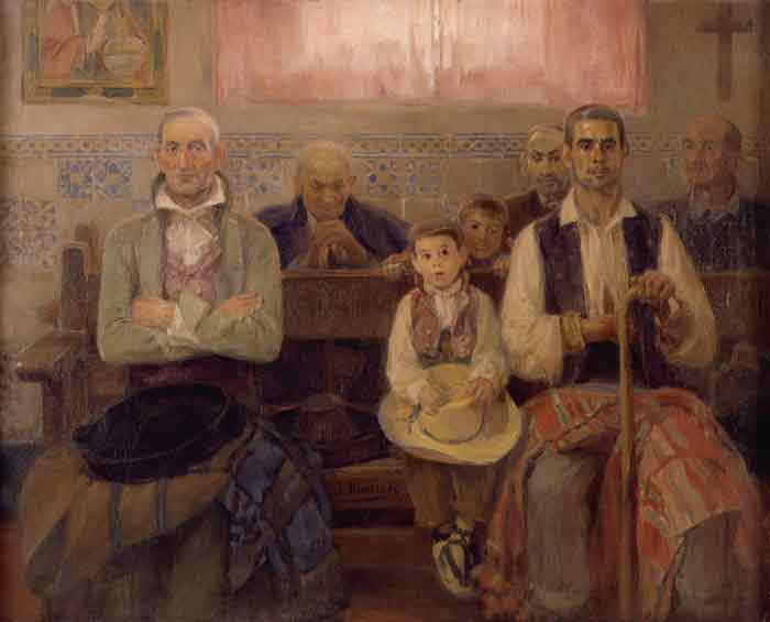 Misa en la ermita [Mass in the chapel], 1871