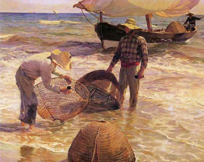 Pescadores valencianos [Valencian Fisherman], 1895