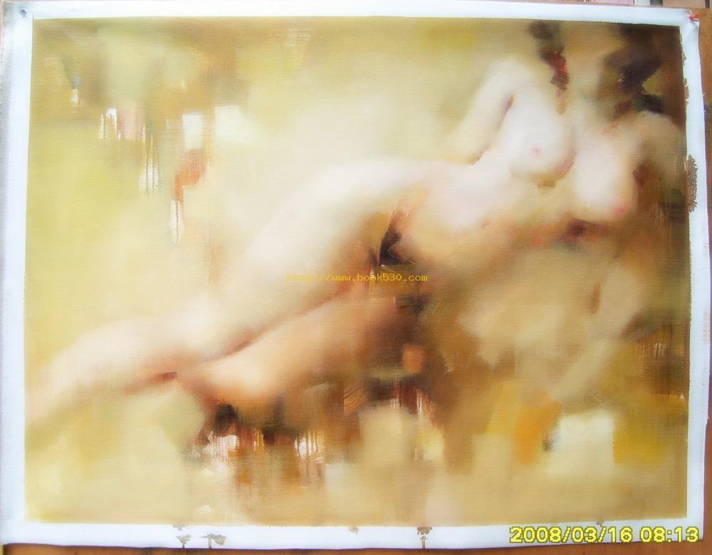 original impression nude oil painting #6