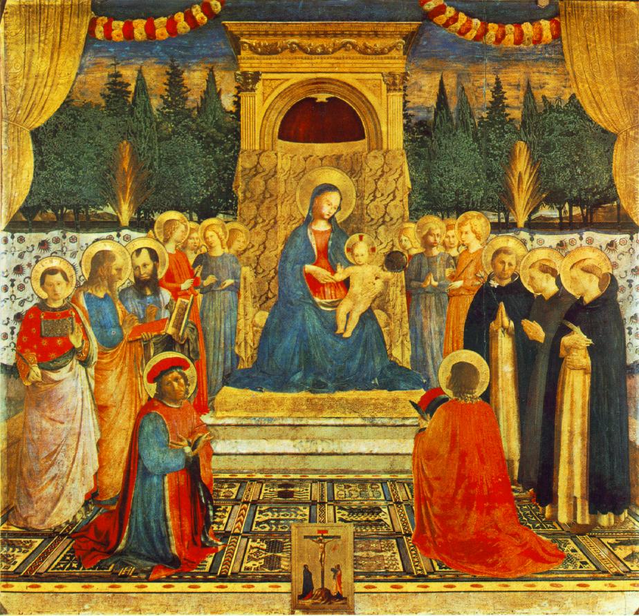 Madonna with the Child, Saints and Crucifixion