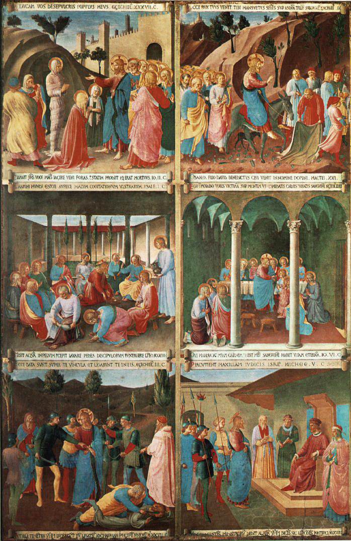 Paintings for the Armadio degli Argenti (detail lower left s