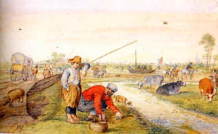 Fisherman at a Ditch